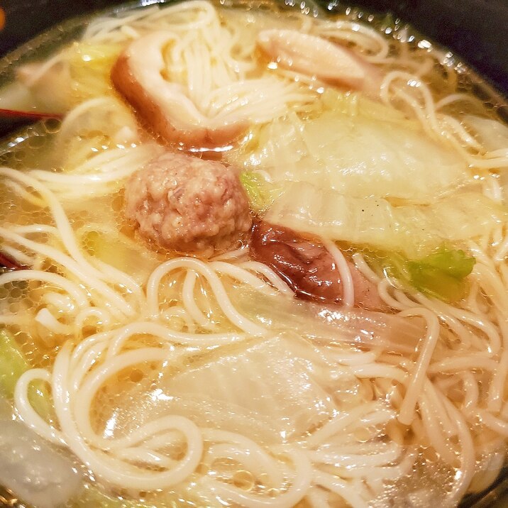 塩ダレのあったか☆にゅうめん